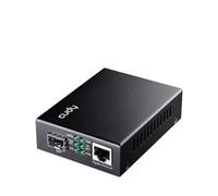 Cudy Convertisseur multimédia Gigabit SFP vers RJ45 MC220, convertisseur fibre à Ethernet, Plug and Play, boîtier en métal, compatibilité complète, négociation automatique