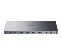 Cudy CS700 Station d'accueil USB 3.2 Gen 2 Double Écran 4K 60 Hz, 2 HDMI, USB-C 10 Gbit/s, Gigabit RJ45, PD 100W, DisplayLink
