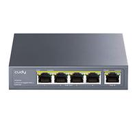 Cudy Extendeur PoE Gigabit 4 canaux, 1000 Mbit/s, 1 entrée PoE, 4 Sorties PoE, répéteur PoE, amplificateur PoE+, Booster PoE+, Montage Mural, Conforme aux Normes IEEE 802.3bt / 802.3at / 802.3af