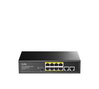 Cudy FS1010P Commutateur PoE+ 8 Ports avec 2 Ports Uplink 120 W, Mode étendue/VLAN, 802.3af/at, Fanless, Plug and Play