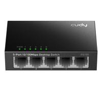 Cudy FS105 Switch di rete non gestito 5 porte Fast Ethernet 10/100 Mbps nero metallo