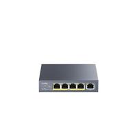 Cudy GS1005P commutateur réseau Gigabit Ethernet (10/100/1000) Connexion Ethernet, supportant l'alimentation via ce port (PoE) Gris