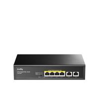 Cudy GS1006P Commutateur PoE+ 6 Ports Gigabit Ethernet 10/100/1000 Mbps, 65 W, 4 Ports PoE+, Mode CCTV/VLAN, 802.3af/at, Non managé Plug & Play