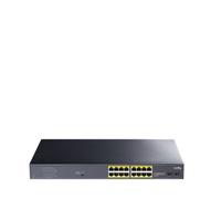 Cudy Commutateur Gigabit Ethernet Non Managé PoE+ 16 Ports, 200W, 16 Ports Gigabit PoE+, 2 SFP, Modes CCTV/VLAN/Extend, Montage en Rack 19", 802.3af/at, GS1020PS2