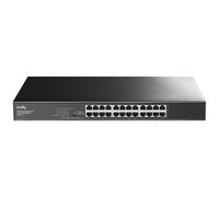 Cudy GS1024E Switch Gigabit Smart Managed 24 Ports, Plug & Play, Boîtier Métal Robuste, Ports Blindés, QoS, VLAN, IGMP, LAG, Montable en Rack