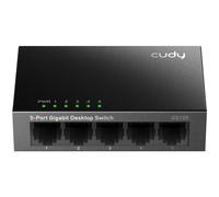 Cudy GS105 à 5 ports Commutateur Ethernet Gigabit non Géré, Concentrateur Réseau, Répartiteur Ethernet, Plug & Play, Conception Métallique sans Ventilateur, Optimisation du Trafic