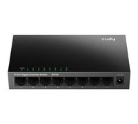 Cudy GS108 Switch Ethernet Gigabit 8 Ports - Bureau, Sans Ventilateur, Plug and Play, Boîtier Métallique Robuste