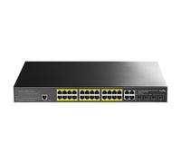 Cudy GS2028PS4 Géré L2 Gigabit Ethernet (10/100/1000) Connexion Ethernet, supportant l'alimentation via ce port (PoE) 1U Noir