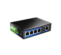 CUDY IG1005P Switch Gigabit PoE+ Industriel 5 Ports Noir Aluminio