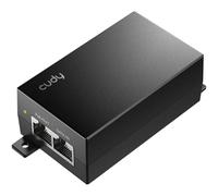 Cudy Injecteur PoE passif POE48-18W 48V-18W DC, adaptateur PoE Gigabit, Plug and Play, jusqu'à 100 mètres (300 pieds), montage sur bureau/mural, facile à installer
