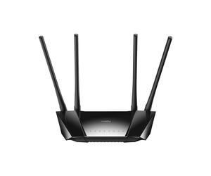 Cudy LT400 Routeur 4G LTE Fast Ethernet 2.4GHz 802.11n 300Mbps, 4 ports LAN RJ-45, DDNS, OpenVPN/PPTP/L2TP/Zerotier/Wireguard, Noir