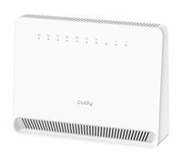 CUDY LT400V Router Wi-Fi 4G N300 VoLTE Bianco con 4 Porte Ethernet e Slot SIM
