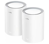 Cudy M3000(2-PACK) V2.0 système Wi-Fi maillé Bi-bande (2,4 GHz / 5 GHz) Wi-Fi 6 (802.11ax) Blanc Interne