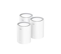Cudy M3000-3-PACK : Système Wi-Fi 6 Mesh Bi-bande (2.4/5 GHz) 802.11ax, 2402 Mbit/s, 256 Mo RAM, CPU 1.3 GHz Dual-Core, Couverture 600 m²