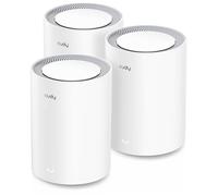 CUDY Mesh Solution M3000 3-pk AX3000 Gigabit Wi-Fi 6 2,5G Blanc