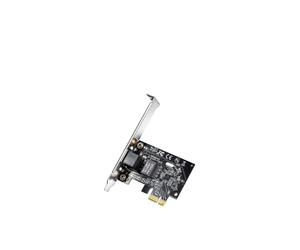 Cudy PE10 Carte Réseau Interne Gigabit Ethernet, Interface PCI Express, 1 Port RJ-45, Débit 1000 Mbit/s, Compatible PCIE-16X/4X/8X/1X, 12x75x55mm