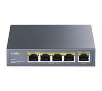 CUDY POE40 Commutateur PoE 5 Ports Gigabit Pour Caméras IP