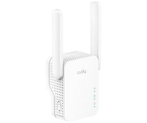 Cudy RE300 N300 Amplificateur de signal WiFi 300 Mbit/s 2,4 GHz avec port Ethernet, extension WiFi maillé avec bouton WPS, répéteur Plug and Play, prise en charge AP/répéteur/mode client