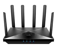 Cudy Routeur 4G LTE Cat 18 WiFi 6, jusqu'à 1,2 Gbps 4G LTE Modem 4 x 4 MIMO, AX1800 WiFi 6, OpenVPN, Wireguard, Zerotier, Cloudflare, IPv6, antennes Mobiles Amovibles, Double SIM