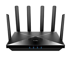 Cudy Routeur 4G LTE Cat 18 WiFi 6, jusqu'à 1,2 Gbps 4G LTE Modem 4 x 4 MIMO, AX1800 WiFi 6, OpenVPN, Wireguard, Zerotier, Cloudflare, IPv6, antennes Mobiles Amovibles, Double SIM