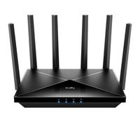 Cudy Routeur Wi-Fi 7 BE11000 tri-bande, 6 flux 10 Gbit/s, 4 ports 2,5 G, jusqu'à 11 000 Mbps, serveur et client VPN, application Cudy et Mesh, 6 antennes à gain élevé, WR11000