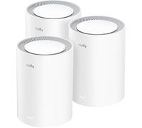 Cudy Système maillé WiFi 7 double bande BE3600, 3,6 Gbit/s 160 MHz, couverture jusqu'à 7 000 m², 3 ports Gigabit, compatible multi-VPN, contrôle par application Cudy (M3600) (lot de 3)