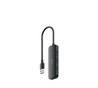 Cudy UH40A hub & concentrateur USB 3.2 Gen 1 (3.1 Gen 1) Type-A 5000 Mbit/s Noir