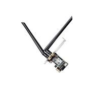 Cudy WE3000 Adaptateur Réseau PCI-e AX5400 WiFi 6E Tri-Bande - Bluetooth 5.2 - 2 Antennes Externes