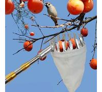 Cueille Fruit Telescopique avec Manche Évolutif 2-7M Perche Cueille Cerise,Ramasse Pomme Outil Cueillette Jardin Arbre Poires Pêches (Size : 4m(13ft))