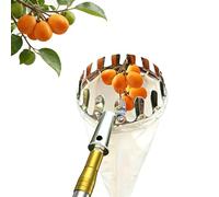 Cueille Fruit Telescopique avec Manche Évolutif 2-7M Perche Cueille Cerise,Ramasse Pomme Outil Cueillette Jardin Arbre Poires Pêches (Size : 7m(23ft))