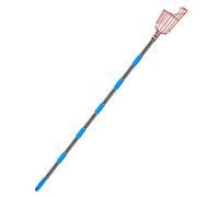 Cueille Fruit Telescopique, Cueilleurs de Fruits, Ramasse Fruit Métal, Outil de Cueillette Jardin, Collecte Outils Griffe Tête avec Manche Telescopique 1.6 / 2.4 / 3.6m Pommes Poires Darbre (2.4m)