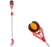 cueille Fruit telescopique Pomme Pince À Fruits Télescopique en Aluminium, pour Mangues, Avocats, Oranges, Pêches Et Figues, avec Ouverture De 15 Cm.(3.3ft (1m) - 4.9ft (1.5m))