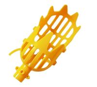Cueille-Fruits à Doigts en PP Jaune, Récolte Douce | Usage Jardin ou Ferme, Accessoire Tige Non Incluse, Lot 1 Pièce, pour Arbres Fruitiers Domestiques