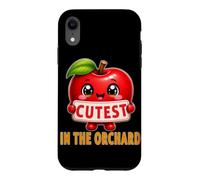 Cueillette de Pommes pour Enfants avec Inscription « Cutest in The Orchard Love » Coque pour iPhone XR
