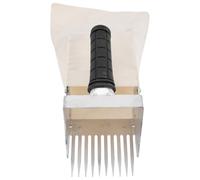 Cueilleur de Baies en Acier Inoxydable à Dents 4,5 Mm | Baies Sauvages, Poignée en Caoutchouc, Format Portable et Léger, Usage Verger pour Ouvriers Couleur Aléatoire