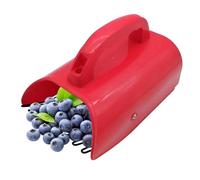 Cueilleur de myrtilles - PP 21.5x13.8cm | Râteau à baies sûr Outil de cueillette réutilisable | Récolte de fruits avec poignée ergonomique et peigne de coq, trèfle, mûre rampante
