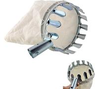 Cueilleurs de fruits, tête de cueilleur de pommes, filet de récupération de fruits en métal avec capuchons de protection, pochette en coton pour AP