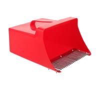 Cueilleuse de Baies Peigne Métal, Pelle Rouge Portable | Tines Flexibles, Prise Ergonomique, Usage D'une Main, pour Canneberges et Baies Sauvages, Adultes, Petits Exploitants