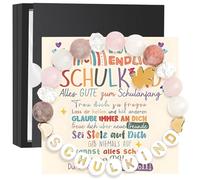 CUEMOON Cadeau de rentrée des classes - Bracelet ange gardien pour fille - Bracelet pour écolier - Carte avec boîte cadeau