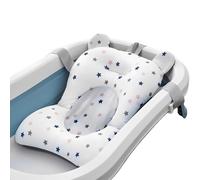 CUEMOON Coussin de bain pour bébé, réducteur de baignoire pour bébé, support de baignoire universel, matelas de bain antidérapant