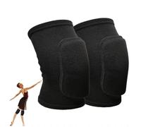 CUEMOON Genouillères de danse, volleyball pour femme S, en éponge, antidérapantes, genouillères pour danse, nettoyage, sport, yoga