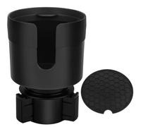 CUEMOON Porte-boissons pour voiture, porte-gobelet avec base réglable, porte-bouteille compatible avec Stanley, autres grandes bouteilles 0,5-1,5 L (7,0-10,5 cm)