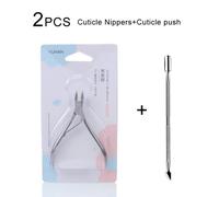 Cuemploypush-Coupe-Ongles Professionnel En Acier Inoxydable,Pince De Soin Des Peaux Mortes,Outil Hope - Type 2pcs