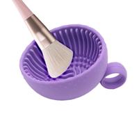 Cuencos para Limpiar Brochas de Maquillaje | Limpieza de Brochas de Colorete | Limpiador de Borlas para Polvos Compactos | para Mujeres, Esposas, Madres, Viajeras, Amantes de la Belleza, Uso en Hogar