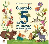 Cuentos de cinco minutos con letra ligada ¡Aprender a leer con letra ligada es una pasada! - Roberto Aliaga - PENGUIN KIDS - ebook (ePub) - Livre