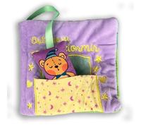 Cuentos para bebés - El osito se va a dormir: Libro de tela suave para bebés entre 0 y 36 meses. Interactivo y con un osito de juguete.