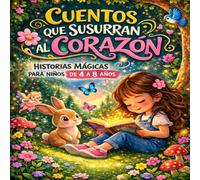 Cuentos que Susurran al Corazón: Historias mágicas para niños de 4 a 8 años sobre amistad, valentía y emociones, con Ilustraciones a color y páginas para colorear.