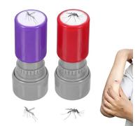 Cuenxuenf Lot de 2 tampons moustiques amusants | Tampon anti-moustiques créatif, design réaliste, compact et maniable, idéal pour les blagues, les rencontres entre amis et