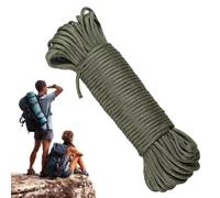 Cuerda De Paracaídas - Cuerda Résistante, Paracord Résistant | Cuerda Cómodoa Utilitaria De Supervivencia, Paracord De 7 Hebras Para Escalar, Acampar, Tienda De Campaña, Tendedero