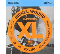 CUERDAS GUITARRA ELECTRICA - D´addario (EXL/110) Regular Lite (Juego Completo 010/046)
